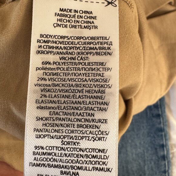 Polo Ralph Lauren Girls Cotton Pleated Uniform Skirt Skort Tan - Girls XL (16) - Picture 5 of 8